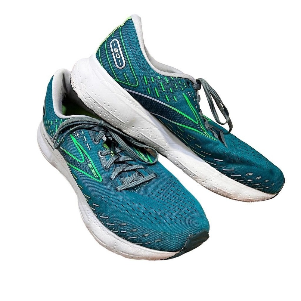 Brooks Glycerin 20 Men's Running‎ Shoes Green Size 13 Athletic Sneaker